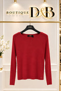 Maglia rossa girocollo Cavalli Class