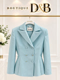 Gonna azzurra Blugirl